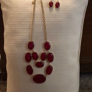Necklace & earrings
